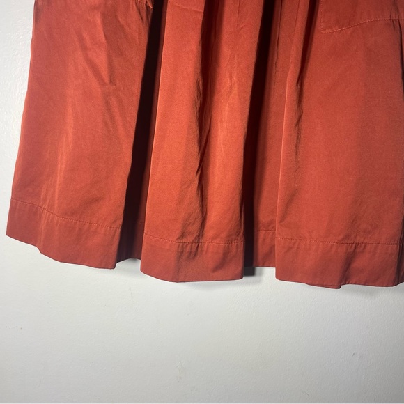 Zara Women’s Pleated Orange Skirt Size L - Picture 5 of 5